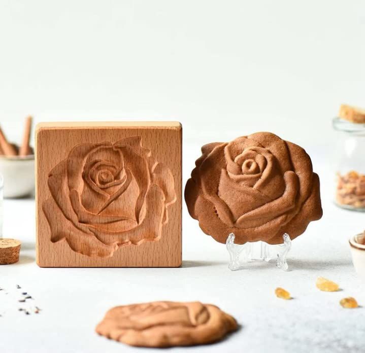 Wooden Cookie Biscuit Mold view 4