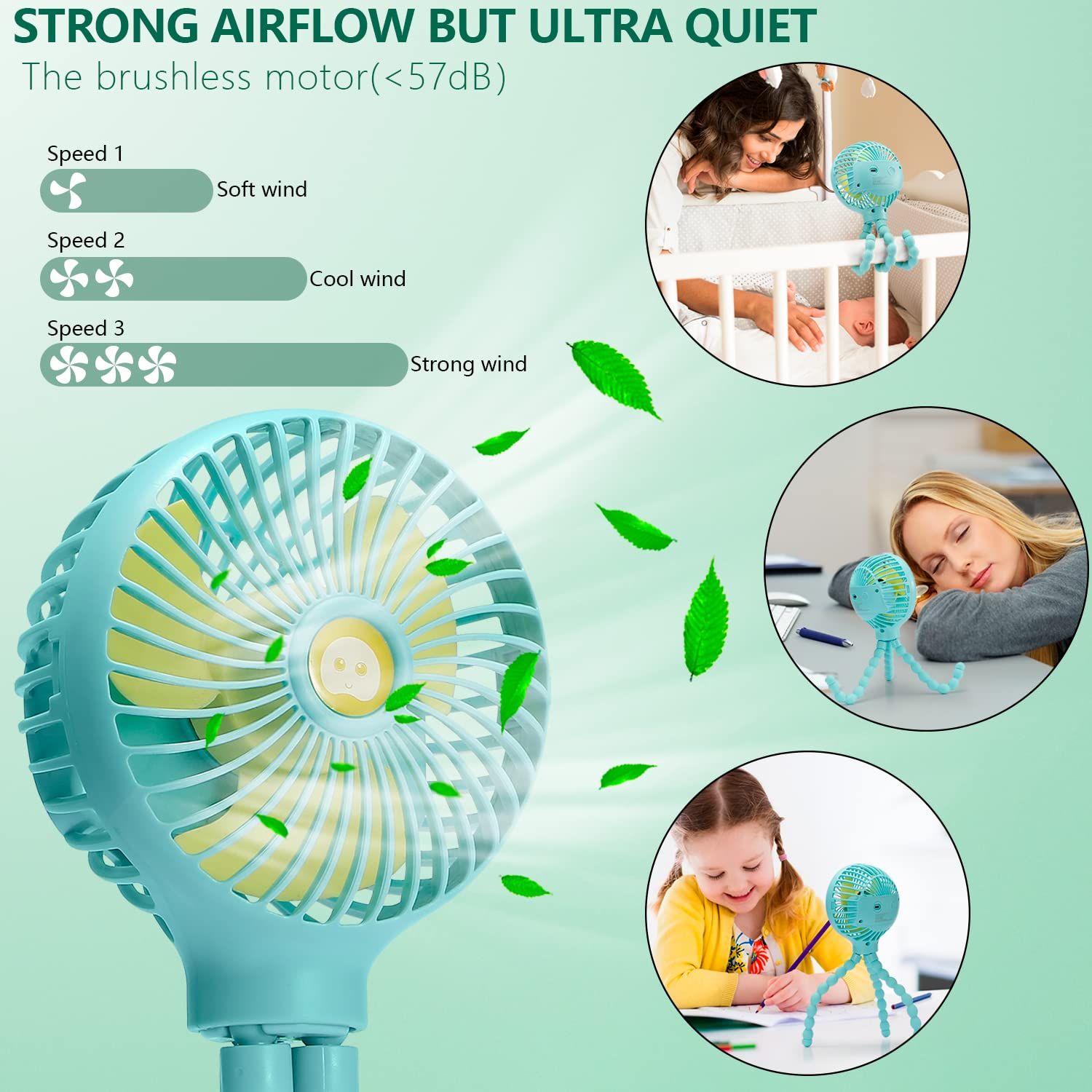 Mini Handheld Personal Portable Fan view 5