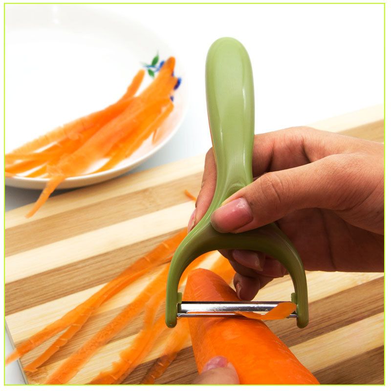 3-Pack Vegetable Peelers for Kitchen，Y Ceramic Peeler Safe Potato Peeler Set view 5