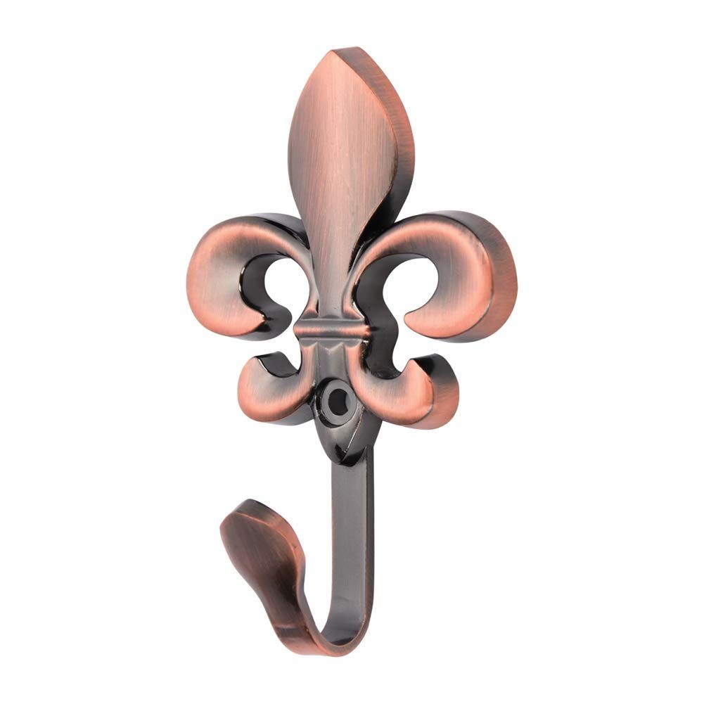 Decorative Wall Hanging Coat Hooks Zinc Alloy Curtain Tieback Holders Screws
