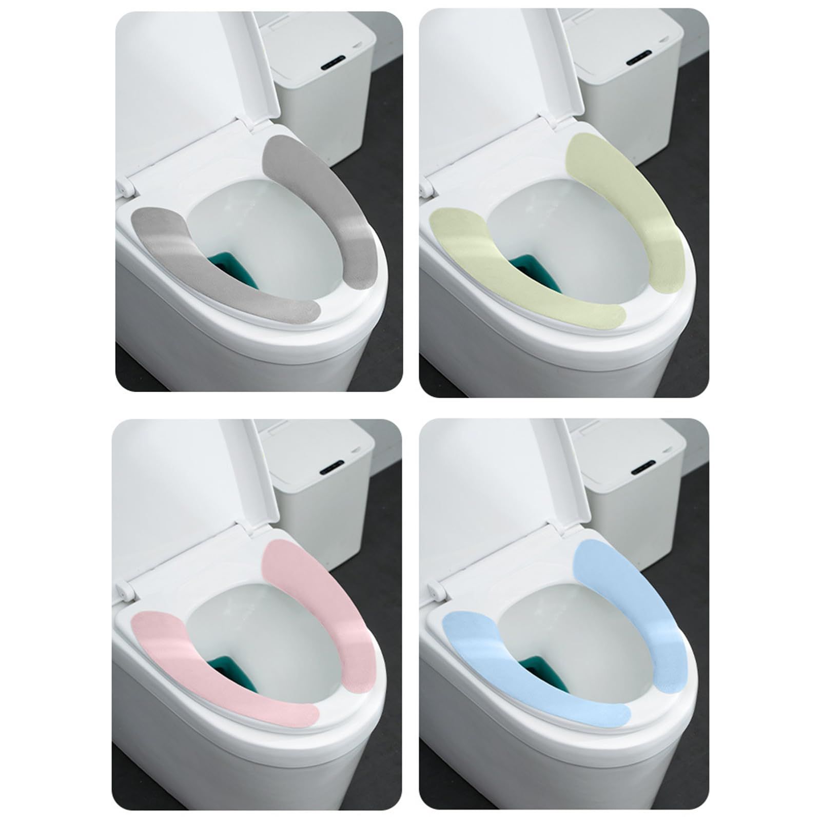 Thick Warm Cushioned Toilet Seat Cover view 2