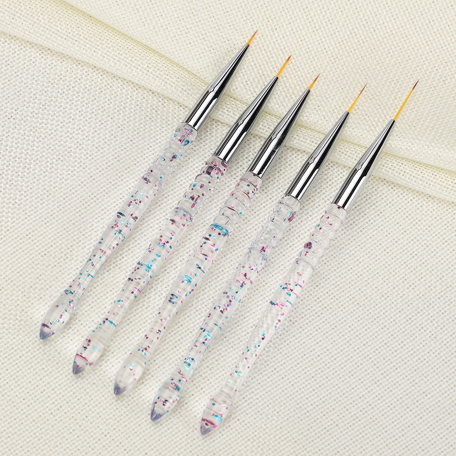 5Pcs Nail Art Liner Brushes view 2