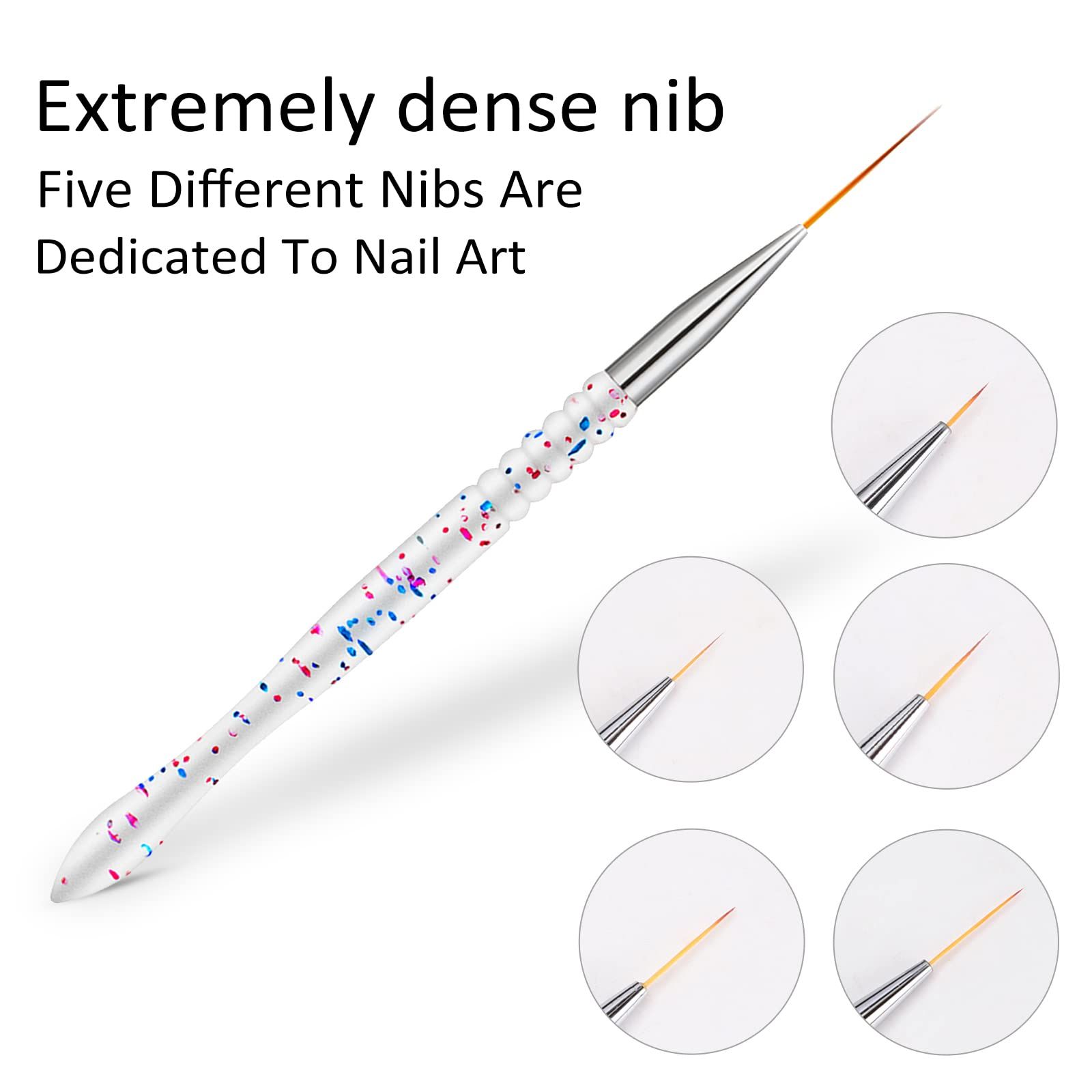 5Pcs Nail Art Liner Brushes view 3