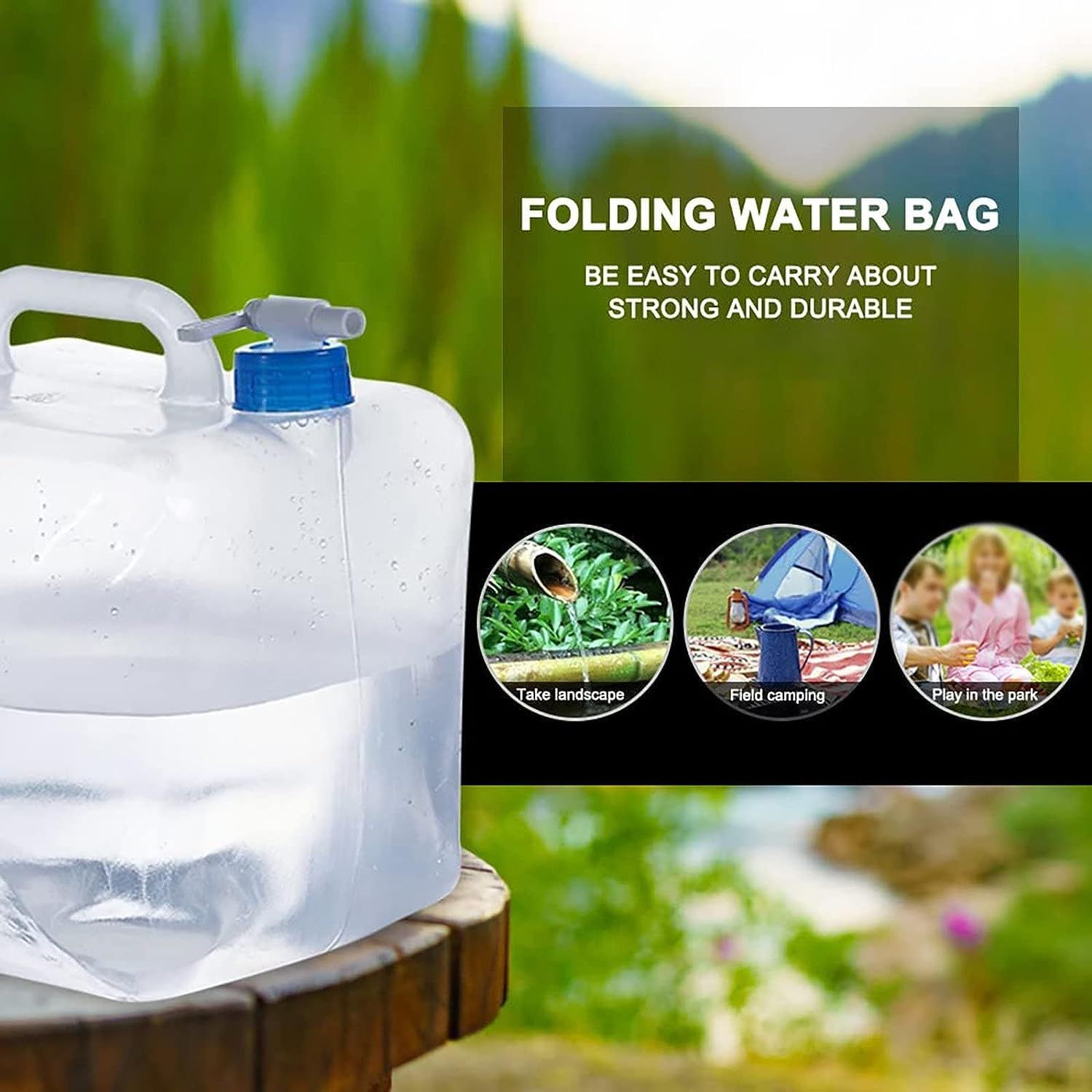 Water Carrier Cube with Collapsible view 3