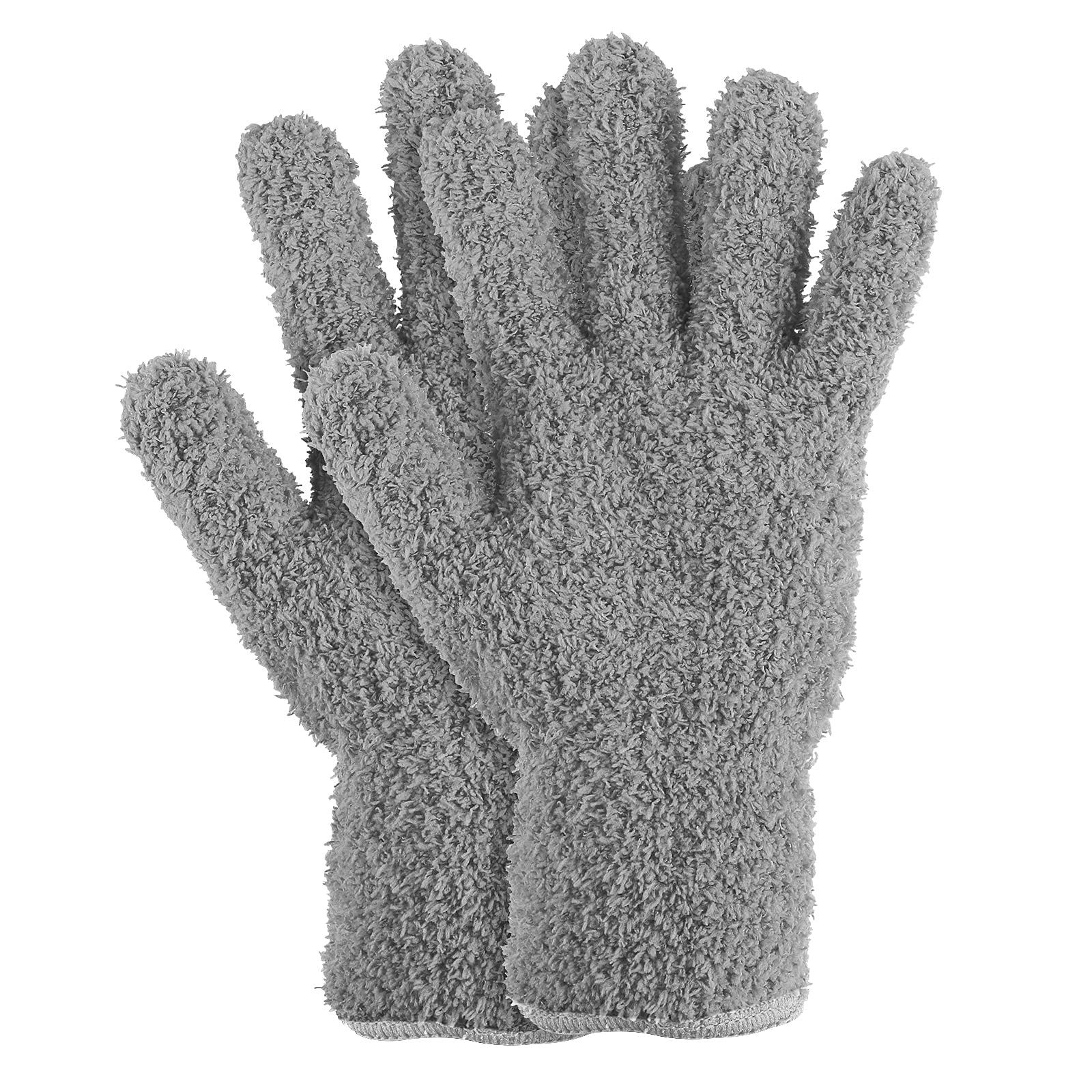 1 Pair Microfiber Dusting Gloves