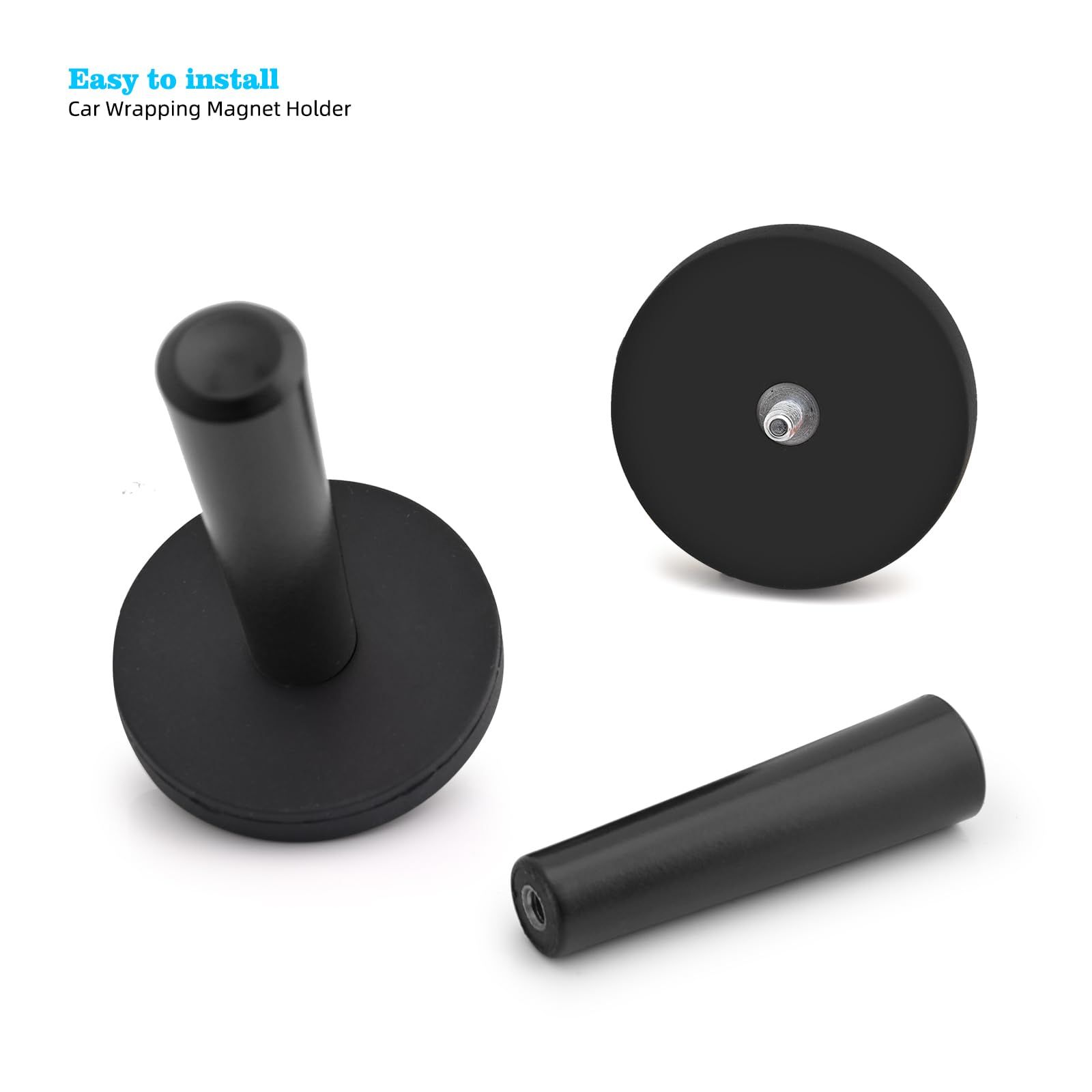 Vinyl Wrap Magnets for Cars Wrap Black Magnet Holder Window Tint Tool for Sign view 2