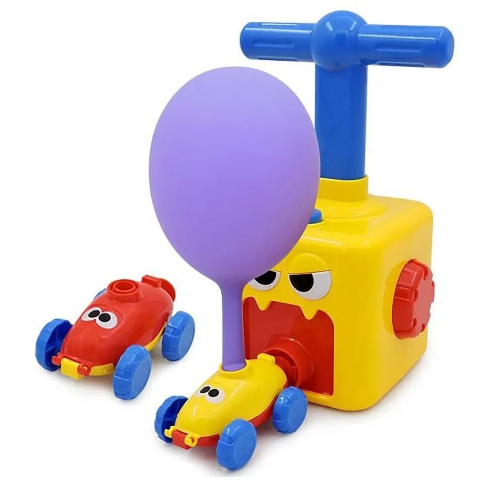 Launcher Toy Set, Balloon Toys for Kids, Inflatable Balloon Pump Racing Car view 2