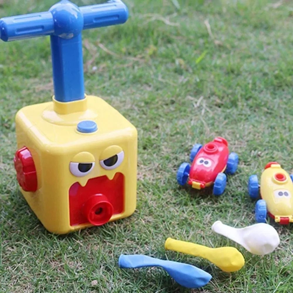 Launcher Toy Set, Balloon Toys for Kids, Inflatable Balloon Pump Racing Car view 5