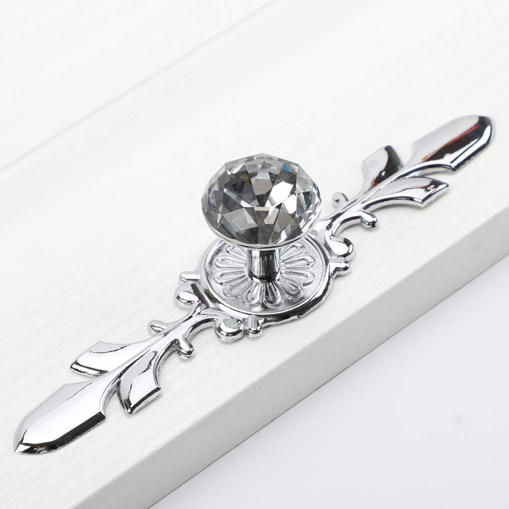 Silver backboard cabinet knob