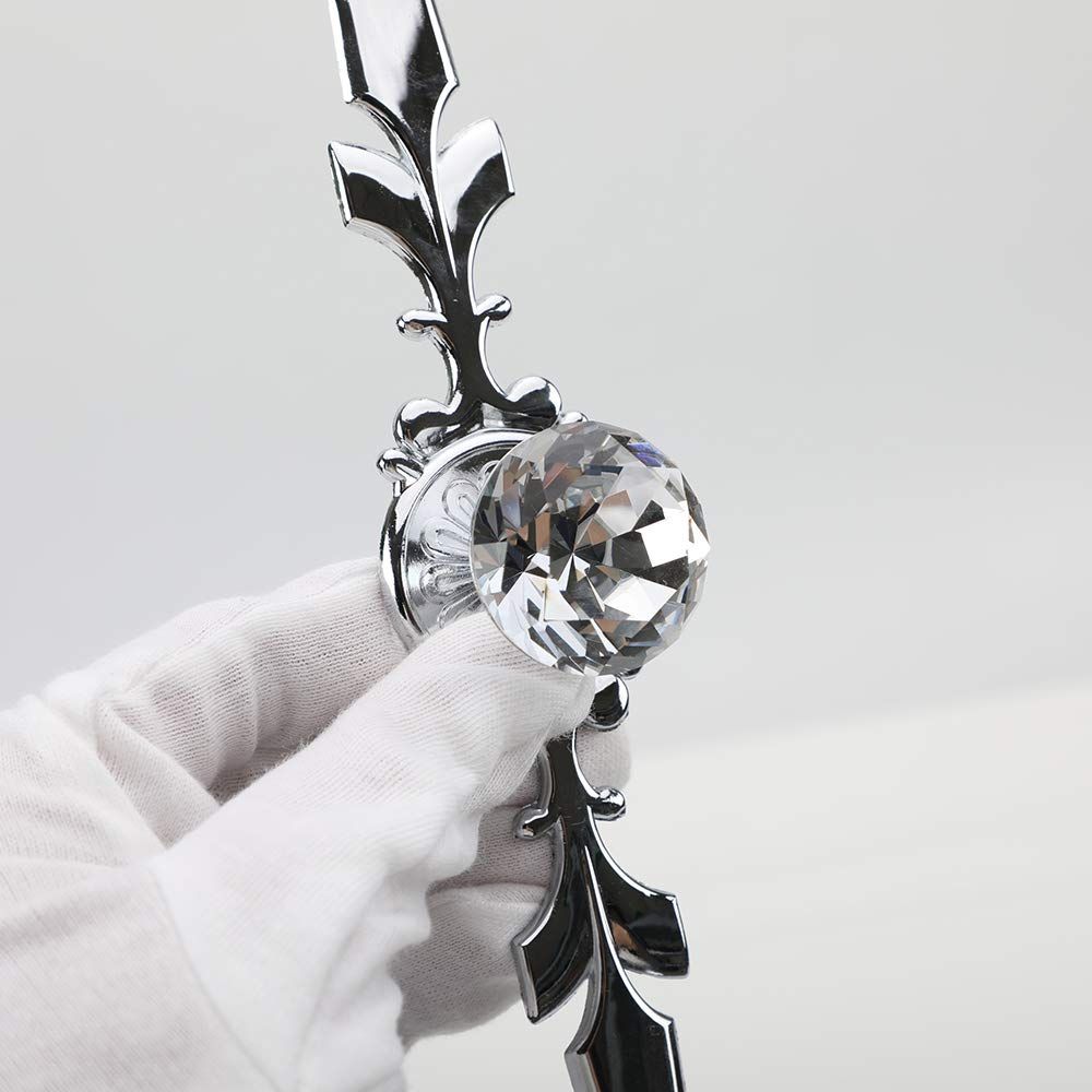 Silver backboard cabinet knob view 2