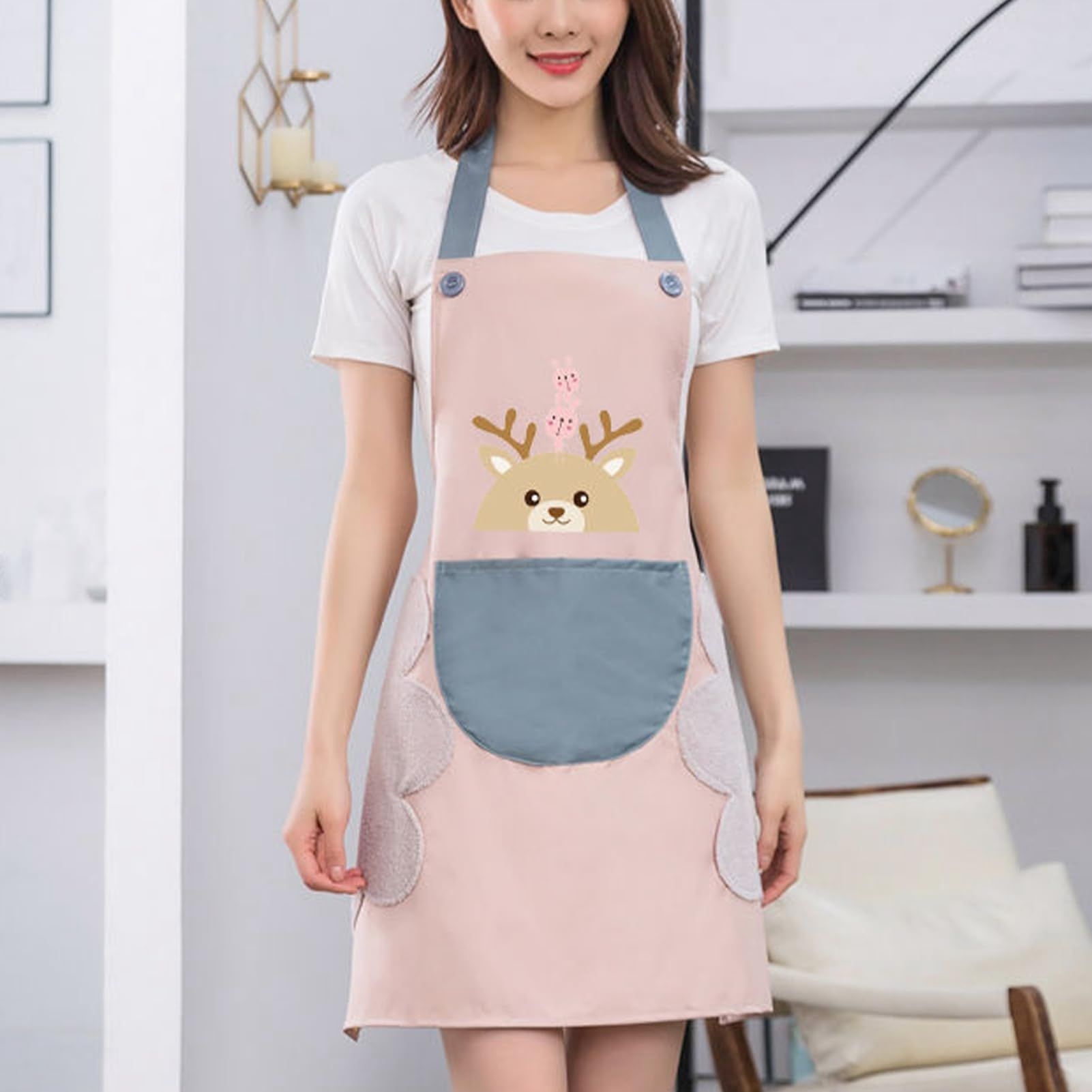 Restaurant apron, waterproof, oil resistant, easy to clean, kitchen cooking view 4