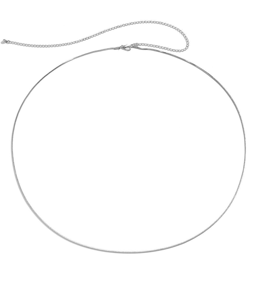 Snake Herringbone Body Chains Dainty Waist Chains for Women Girls Belly Body