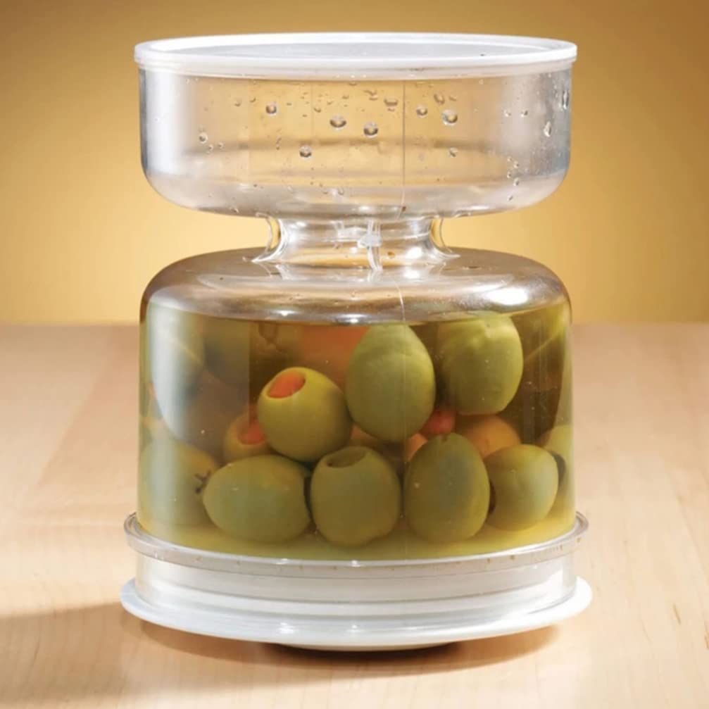 Pickle and Olive Hourglass jar view 2