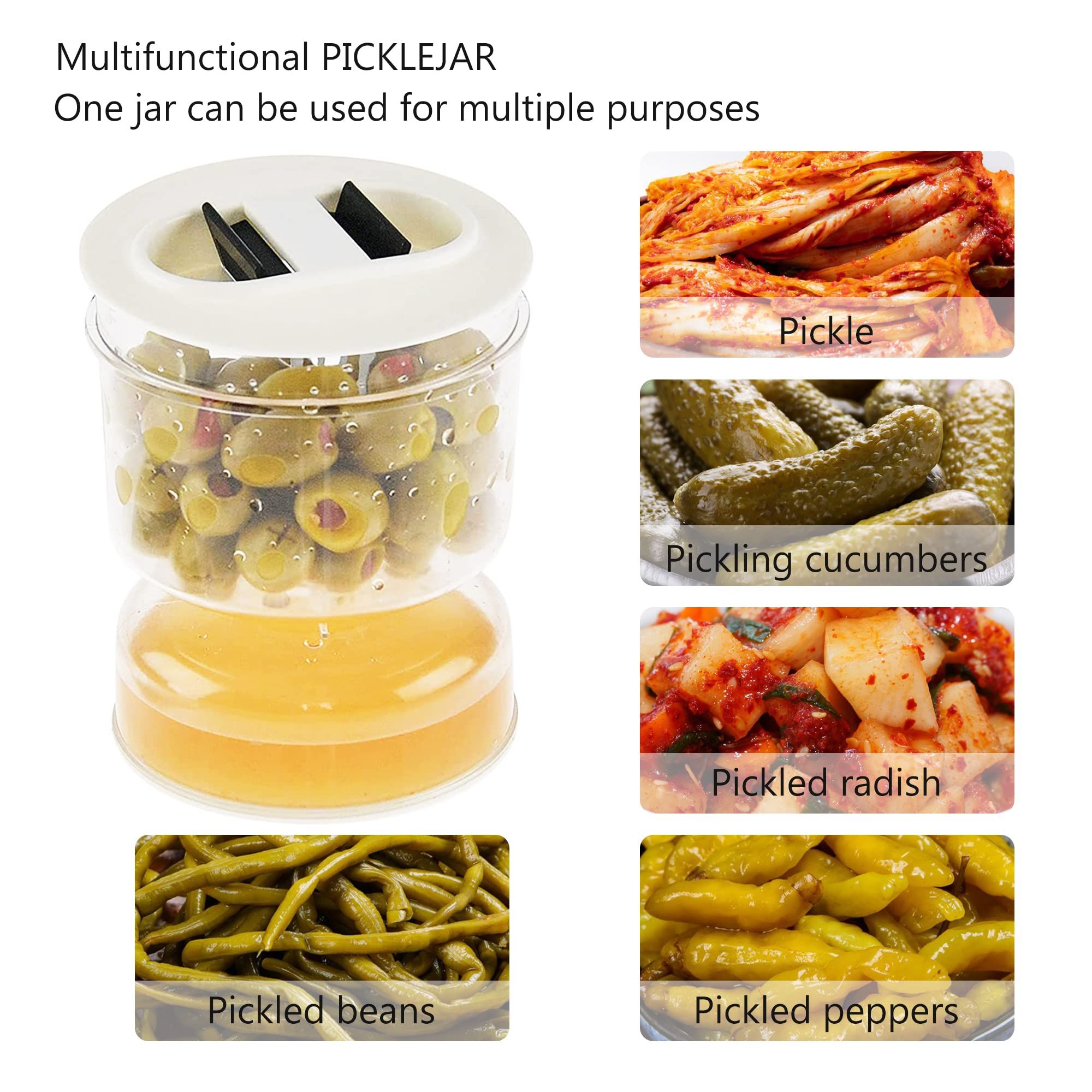 Pickle and Olive Hourglass jar view 3