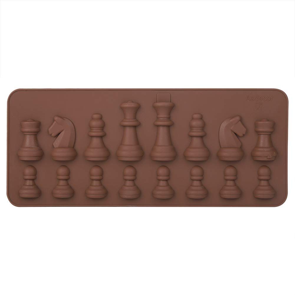 Silicone Chess Piece Chocolate Candy Molds view 2