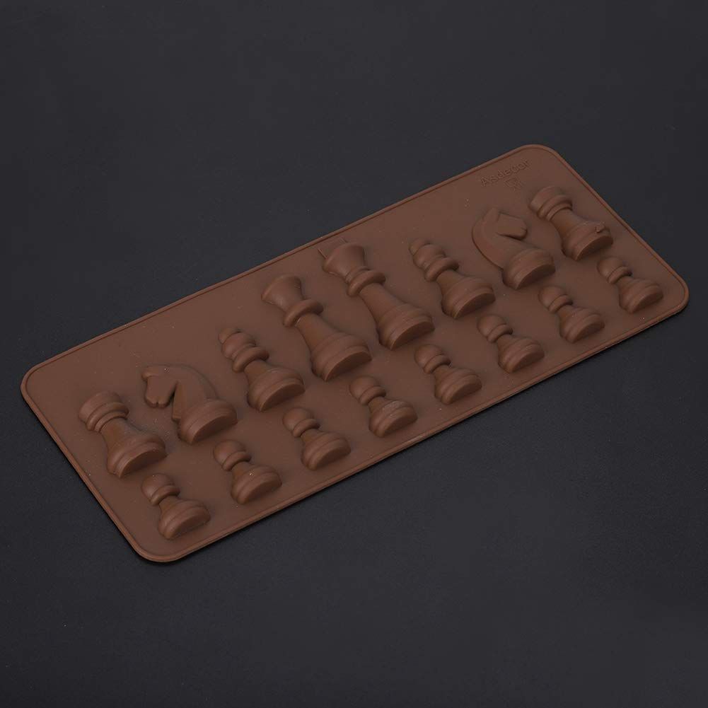 Silicone Chess Piece Chocolate Candy Molds view 3