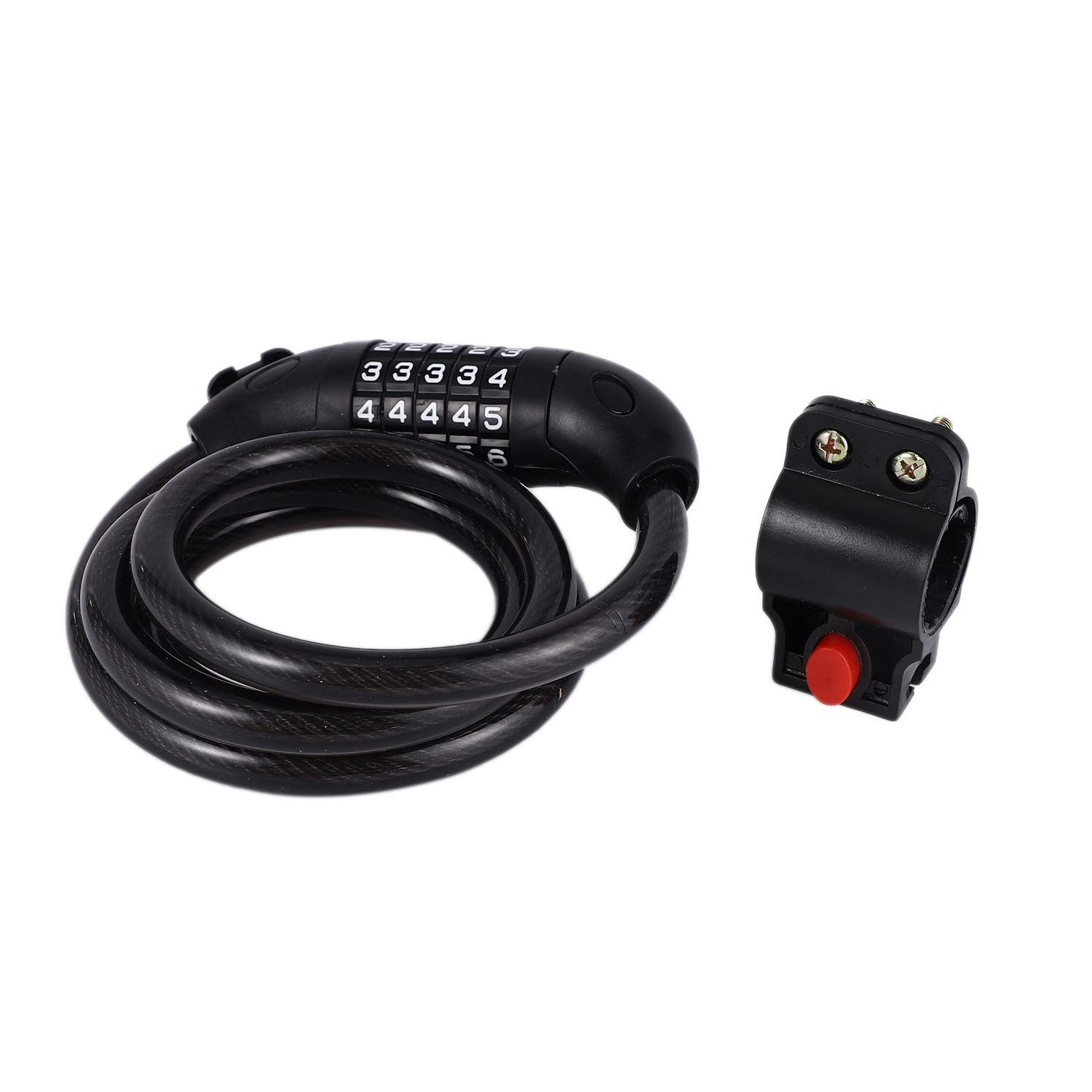 combination lock cable car lock bicycle mountain bike lock bicycle lock view 2