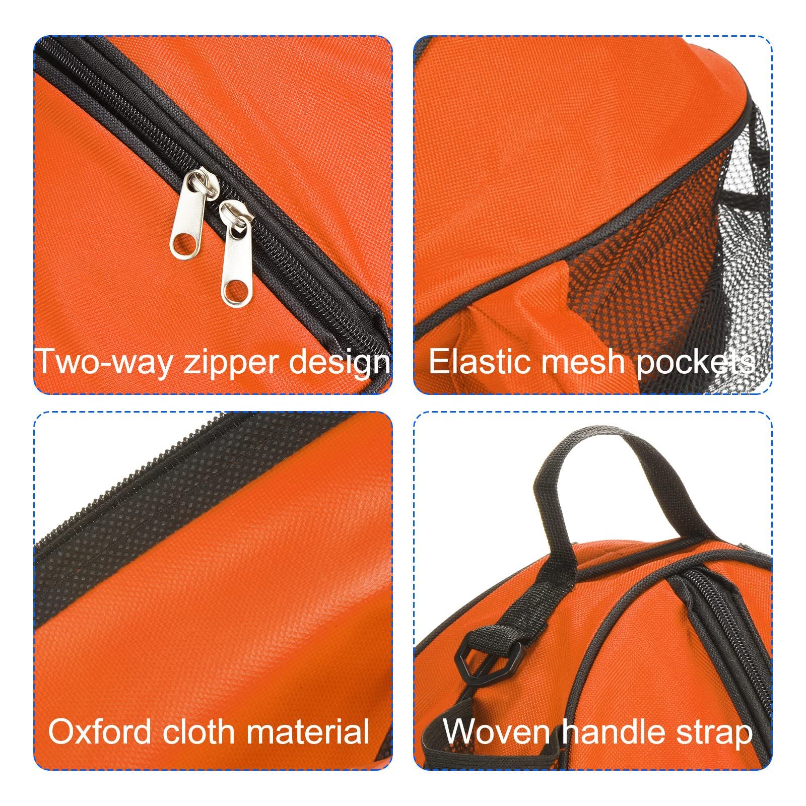 Basketball Bag, Sports Backpack Waterproof Ball Bag Carrier Holder with view 2