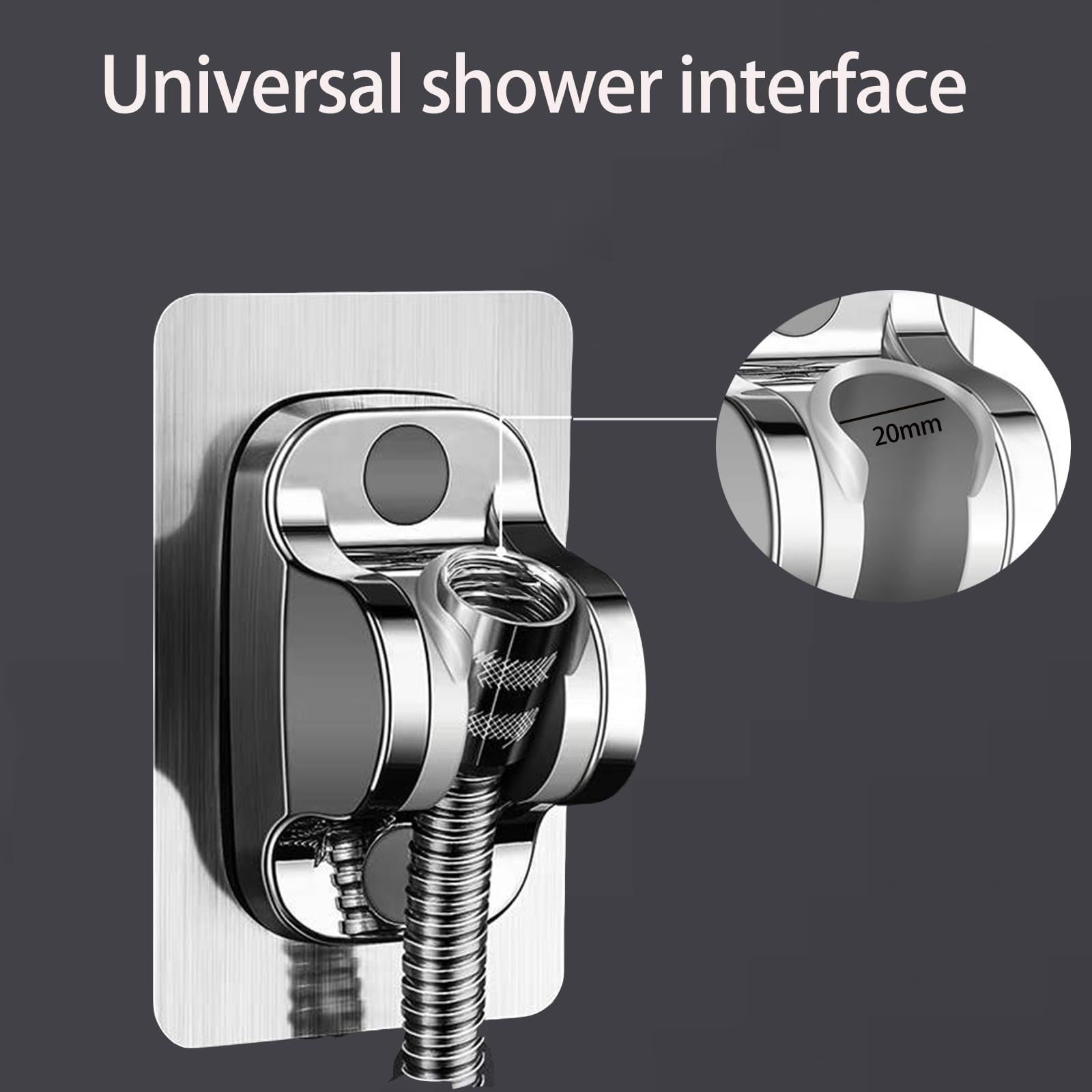 Shower Holder Adjustable Shower Wand Holder view 2
