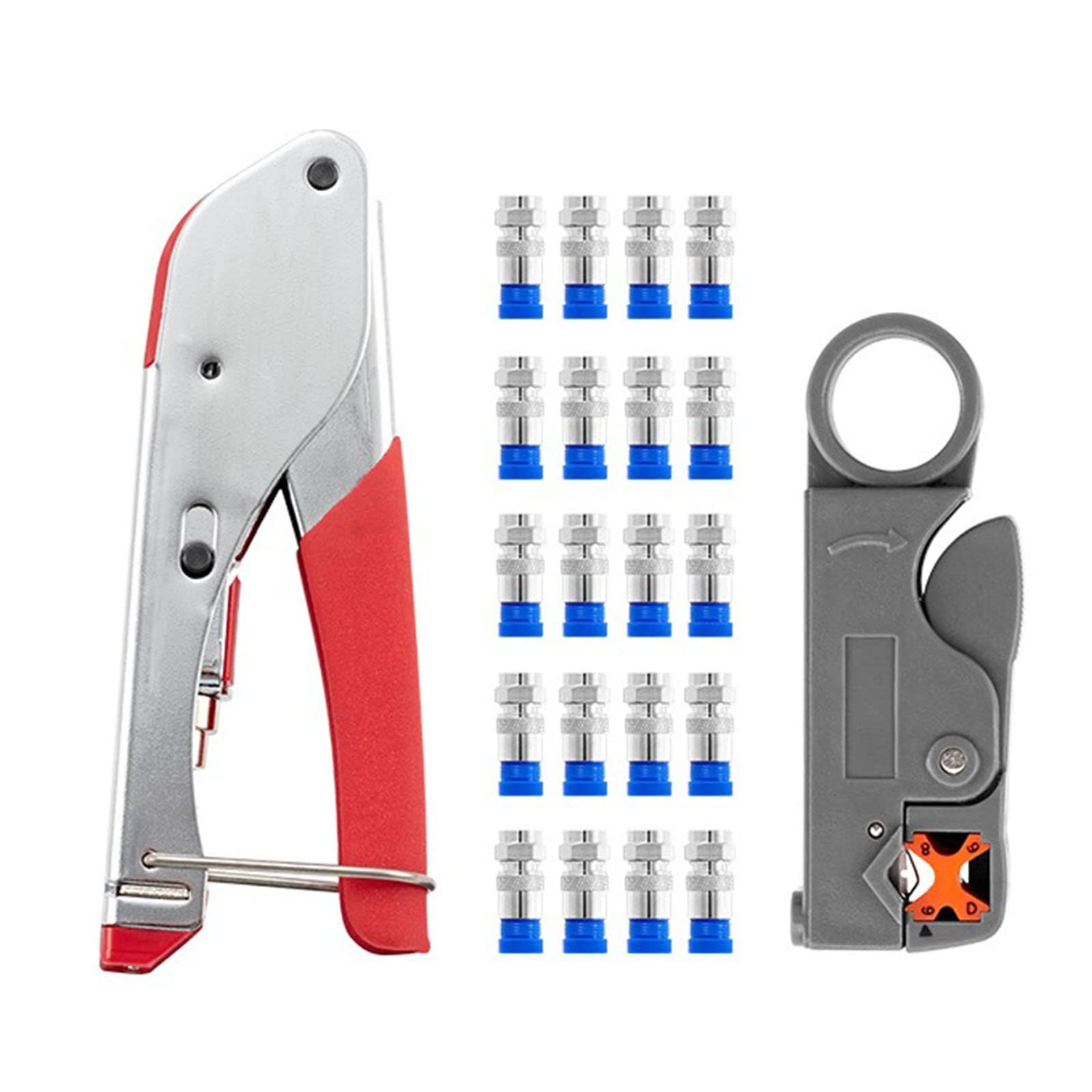 20pcs，Coaxial cable crimping tool