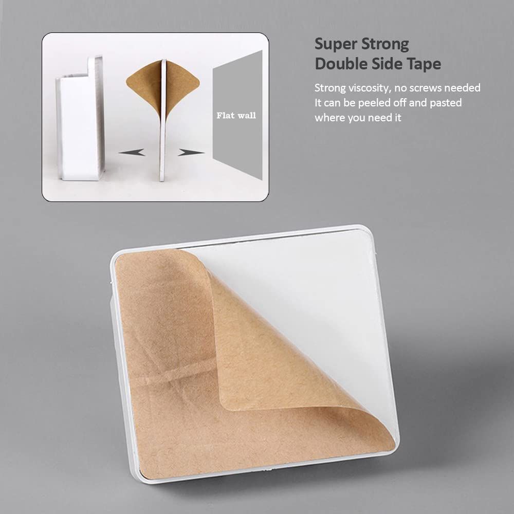 Wall Mount Phone Holder, Phone Stand with Adhesive and Data Cable Receiving view 5