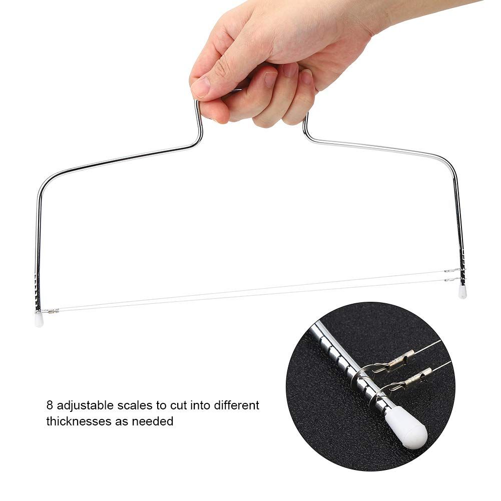 Cake Leveler Slicer Stainless Cake Cutter Tool Steel Double Wire Cutting view 4