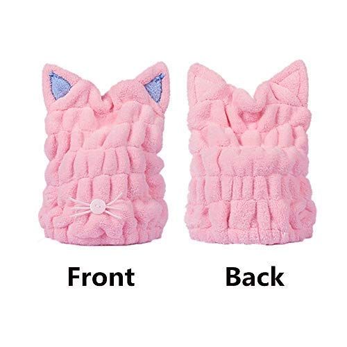 2Pcs Ultra Absorbent Hair Quick Drying Towel Microfiber Hair Dry Wrap Turban view 2