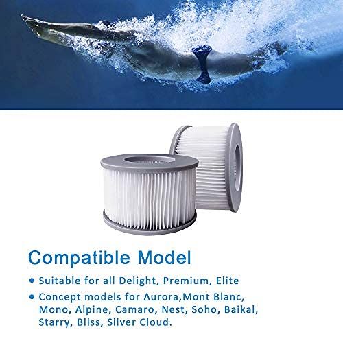 2pcs Hot Tub Filters for Inflatable Pools view 5