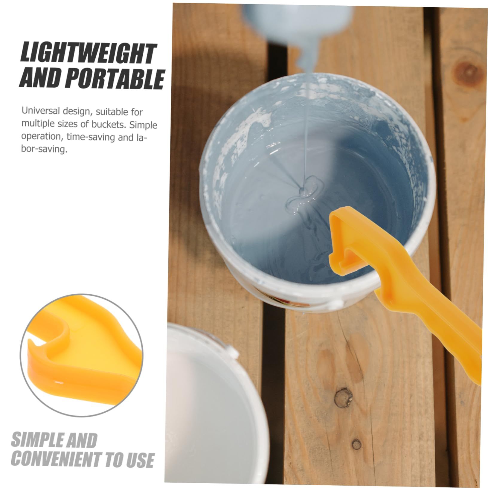 1 pcs Bucket Opener Barrel Lid Opener Container Lid Opener Barrel Lid Lifter view 3