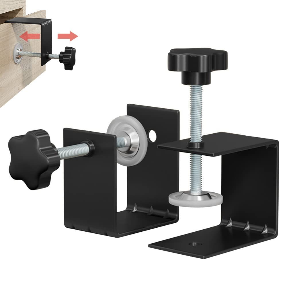 2 pcs Cabinet Hardware Jig Drawer Front Installation Clamps Cabinet Door