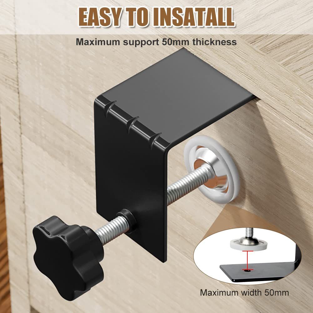 2 pcs Cabinet Hardware Jig Drawer Front Installation Clamps Cabinet Door view 4