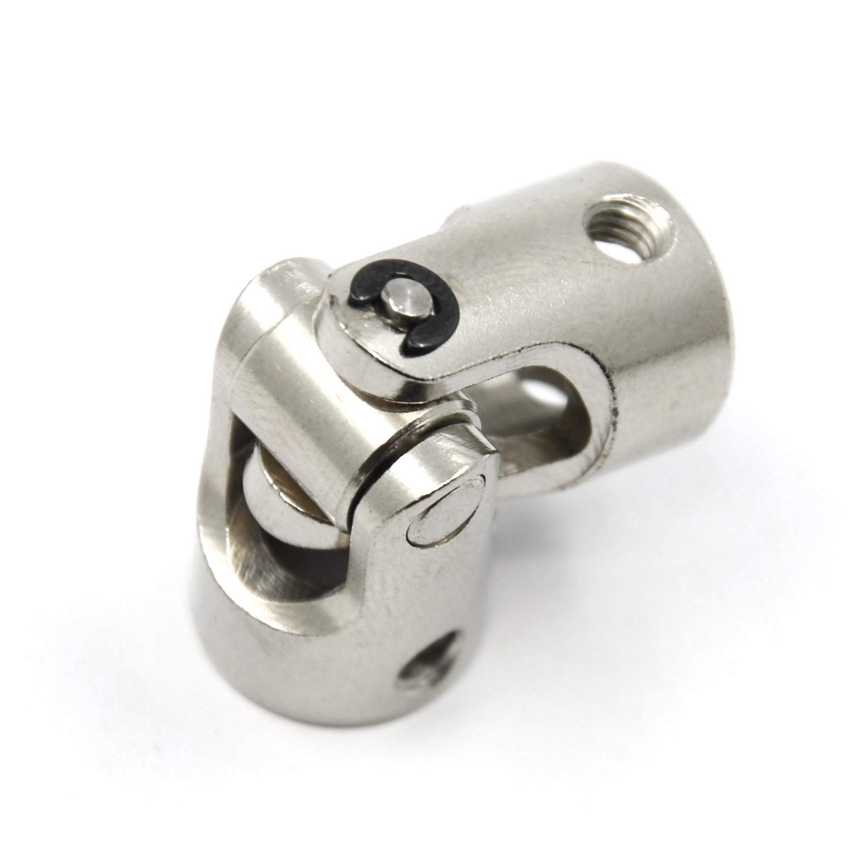 2 Pcs 8mm to 8mm Universal Joint Shaft Coupling with Screws for Motor view 3