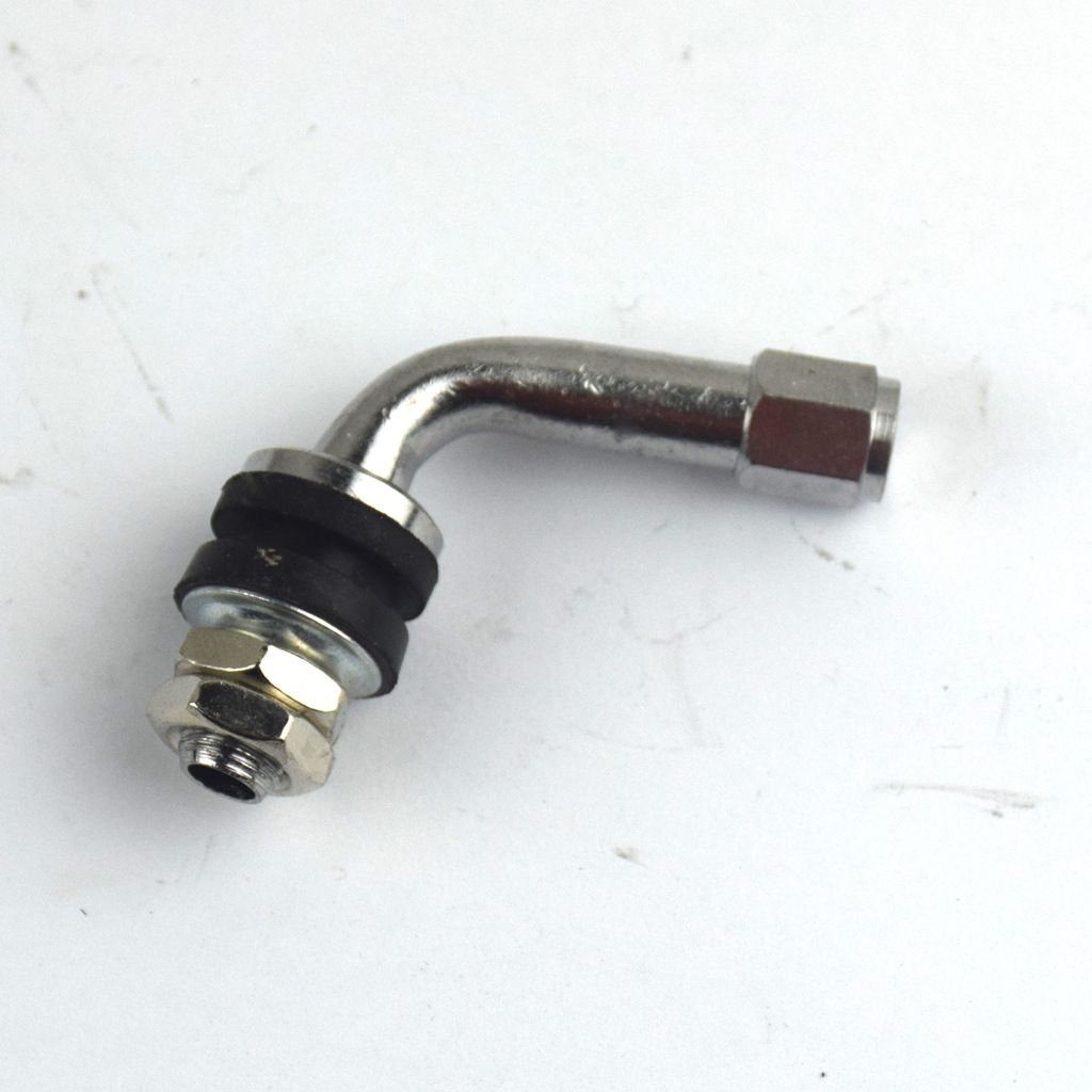 4Pcs Tyre Valve Stem, 90 Degree Angled Bolt-in Valve Stems for Car Motorcycle view 4