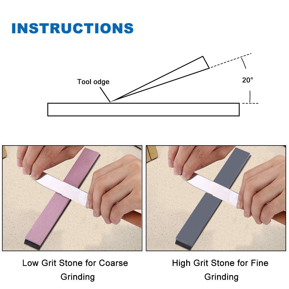 8Pcs Sharpening Whetstone Set Oilstone Grindstone Polishing Sharpener Stone view 3