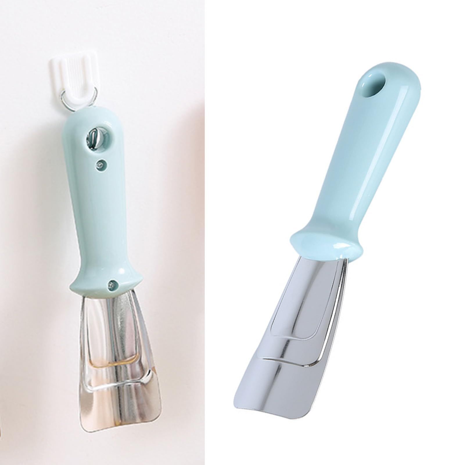 2 PACK Refrigerator Ice Shovel Freezer Kitchen Cleaning Spatula Stainless view 2