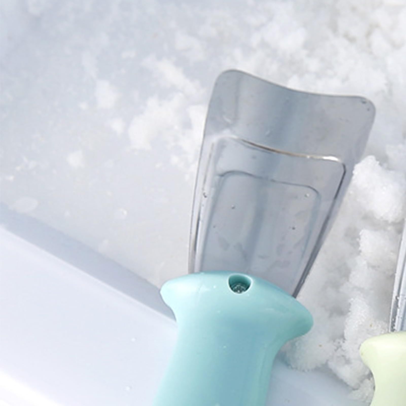 2 PACK Refrigerator Ice Shovel Freezer Kitchen Cleaning Spatula Stainless view 4