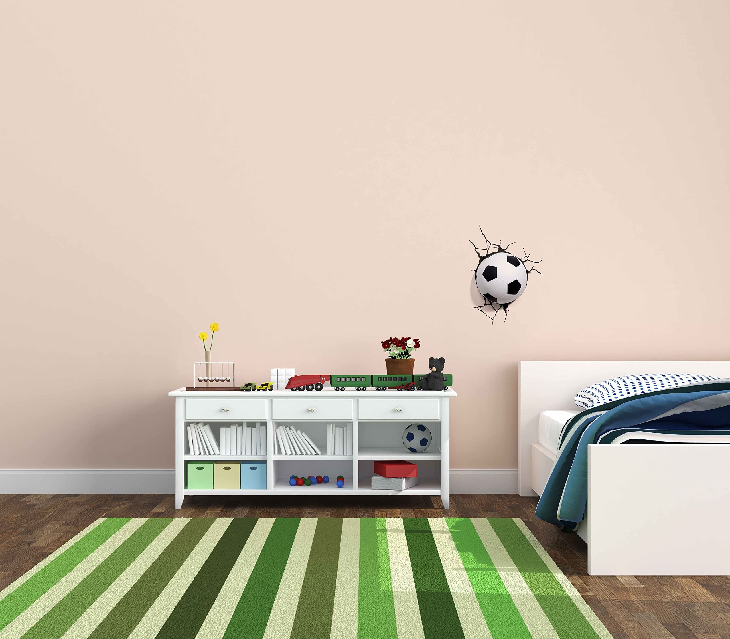 Sports Soccer Ball 3D Deco Light for Boys Kids Room Children Bedroom Amusement view 3