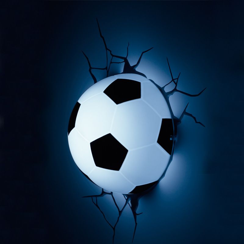 Sports Soccer Ball 3D Deco Light for Boys Kids Room Children Bedroom Amusement view 5