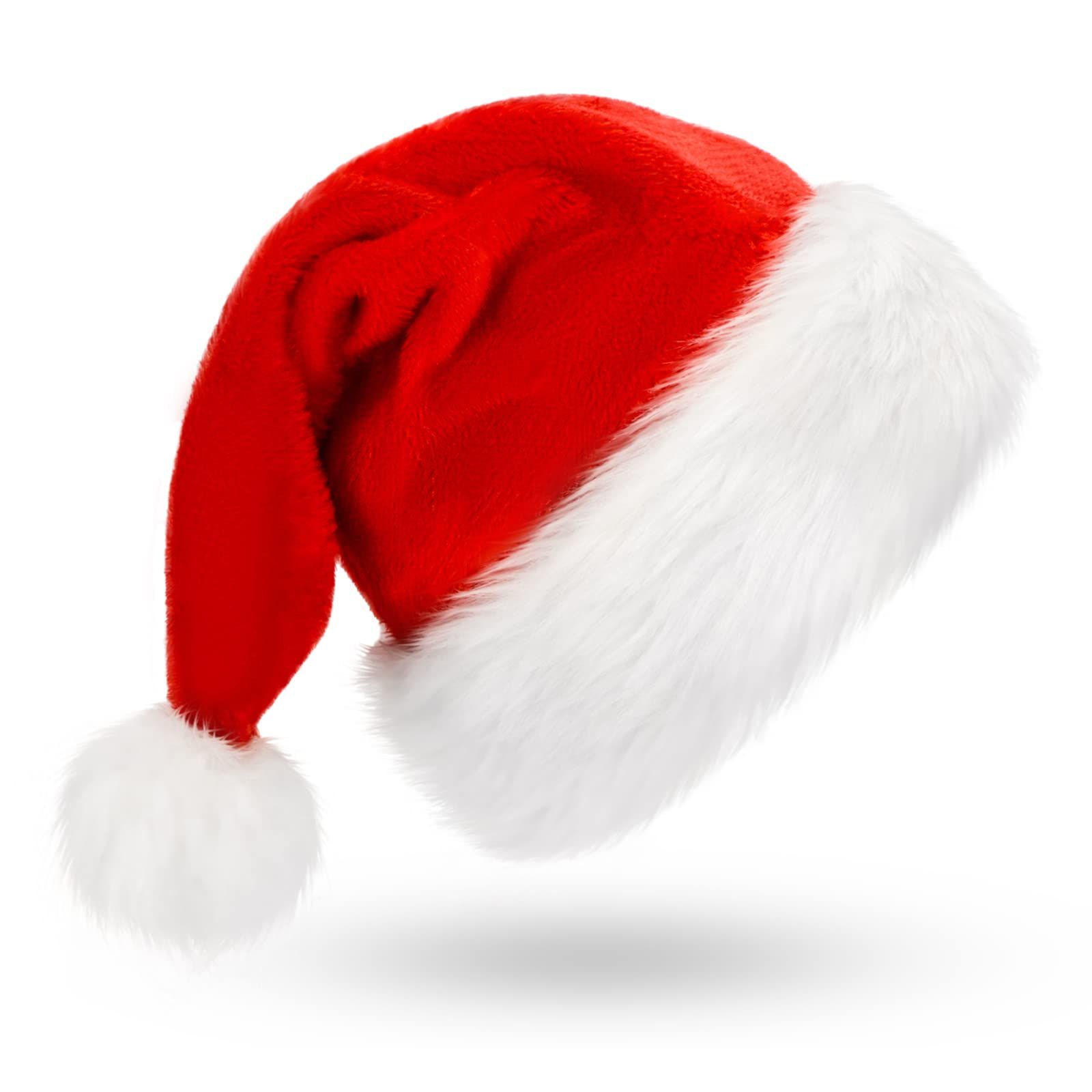 Santa Hat, Christmas Hat Holiday for Adults Unisex Velvet Comfort Extra — image 1