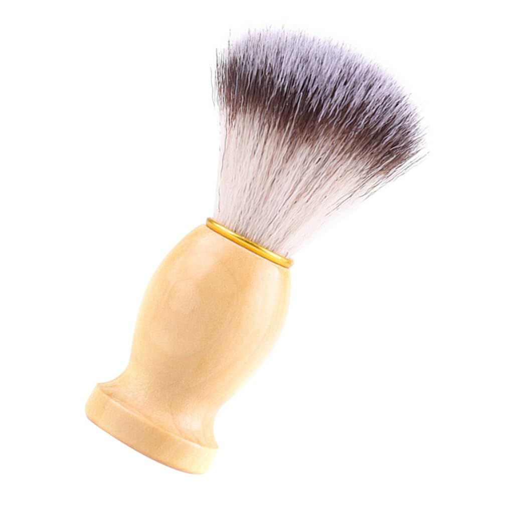 Wooden handle shaving brush