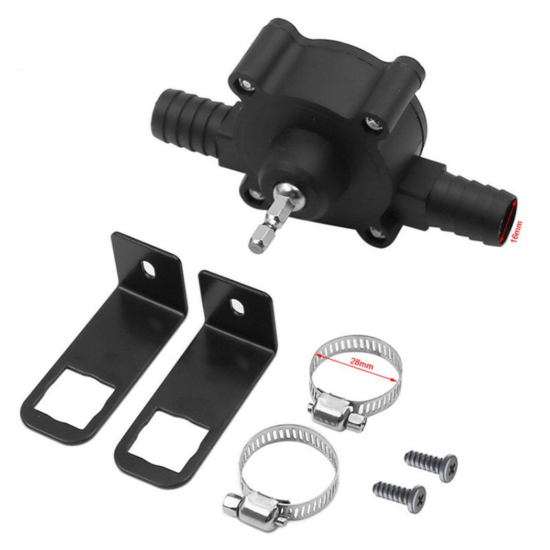 Small electric drill pump view 4