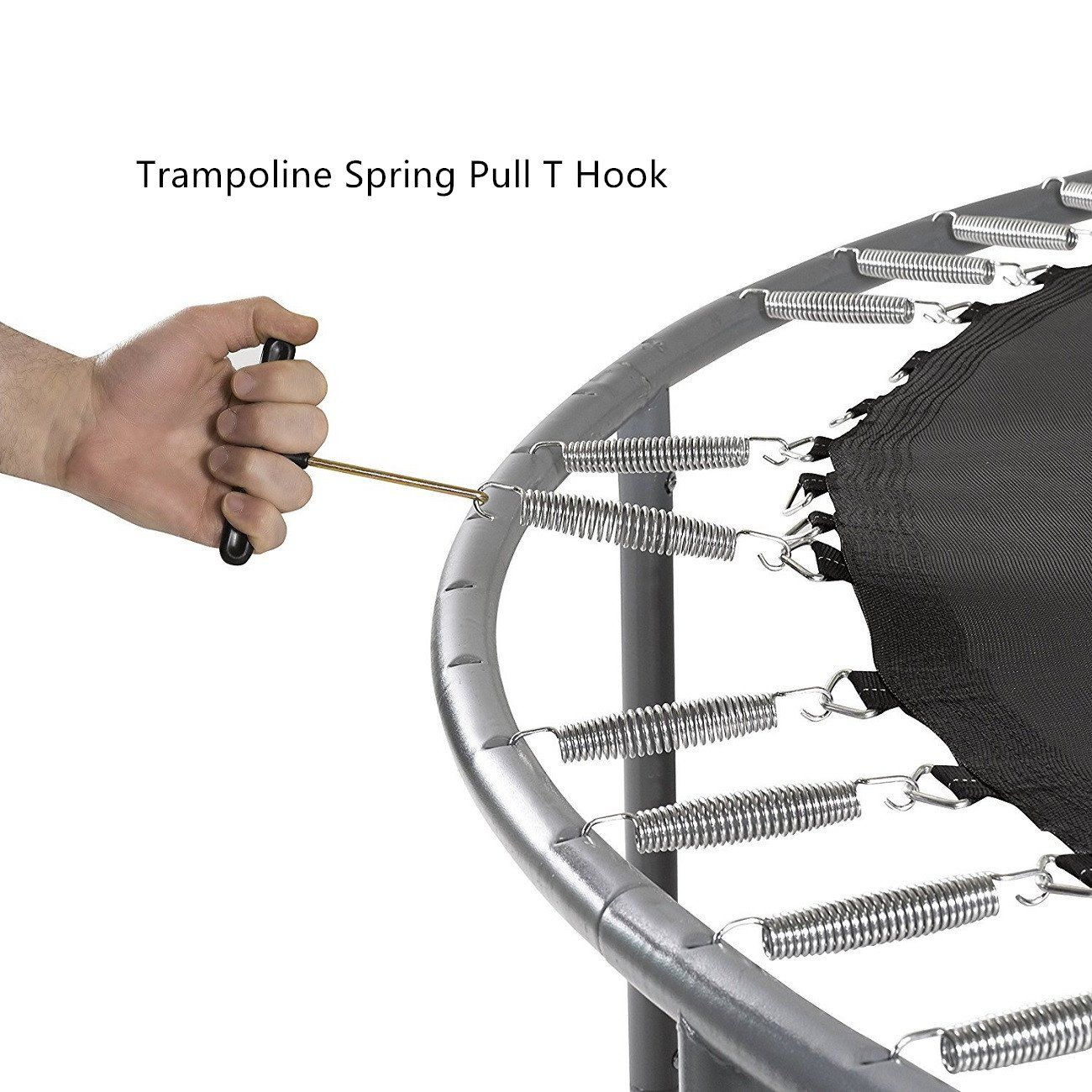 Trampoline Spring Pull Tool T-Hook Spring Puller Tool to Pull a Trampoline view 5