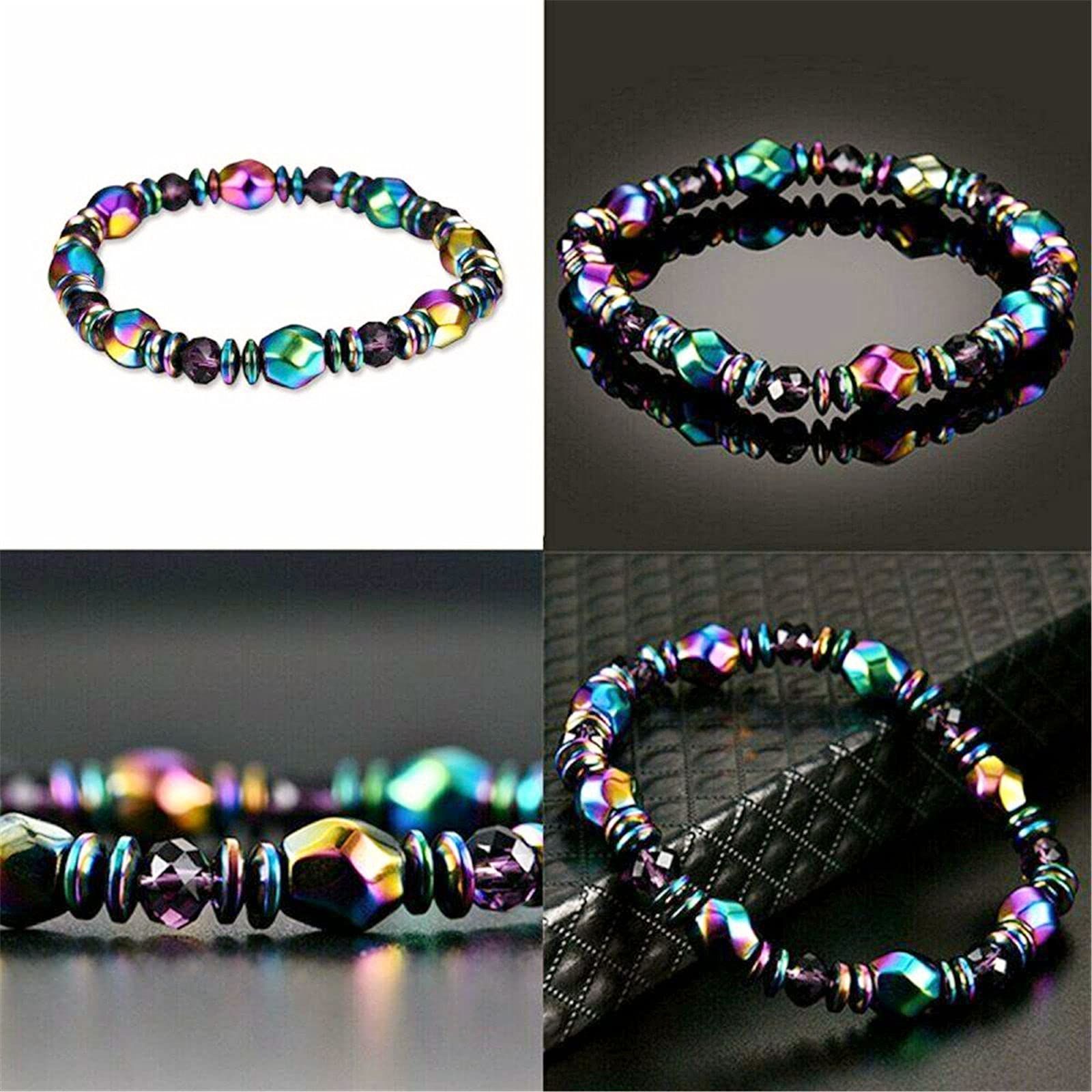 Dazzling Hematite Bracelets Men Positive Energy Hematite Charm Bracelets Women view 5