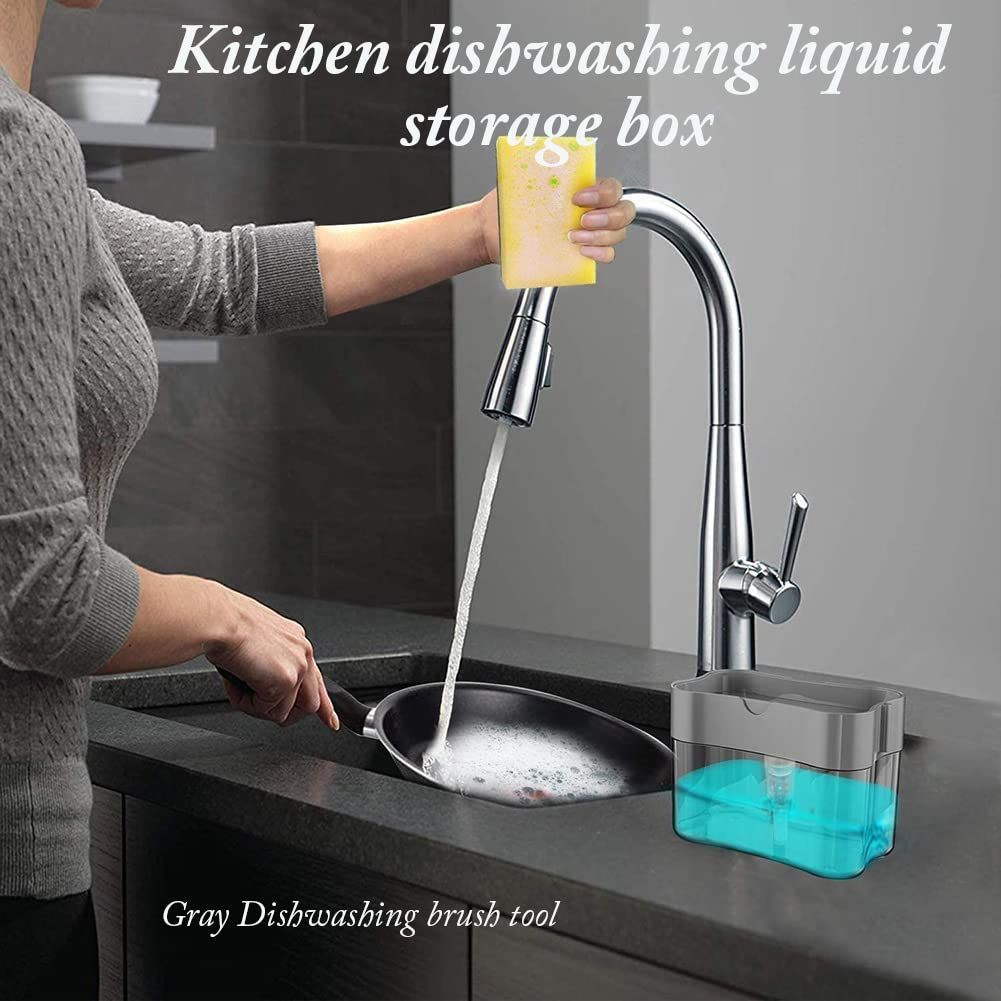 Dish Soap Dispenser Detergent Squeezer for Kitchen Sink Dish Washing view 4