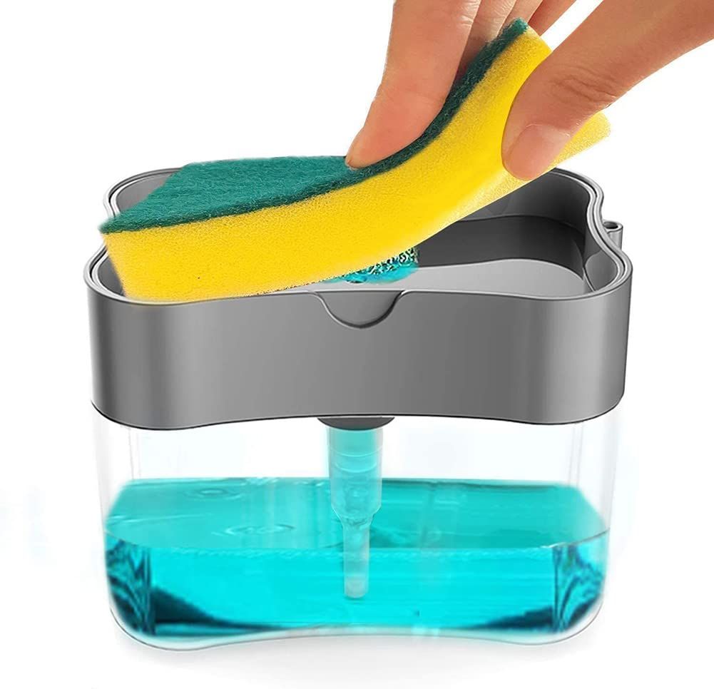Dish Soap Dispenser Detergent Squeezer for Kitchen Sink Dish Washing view 5