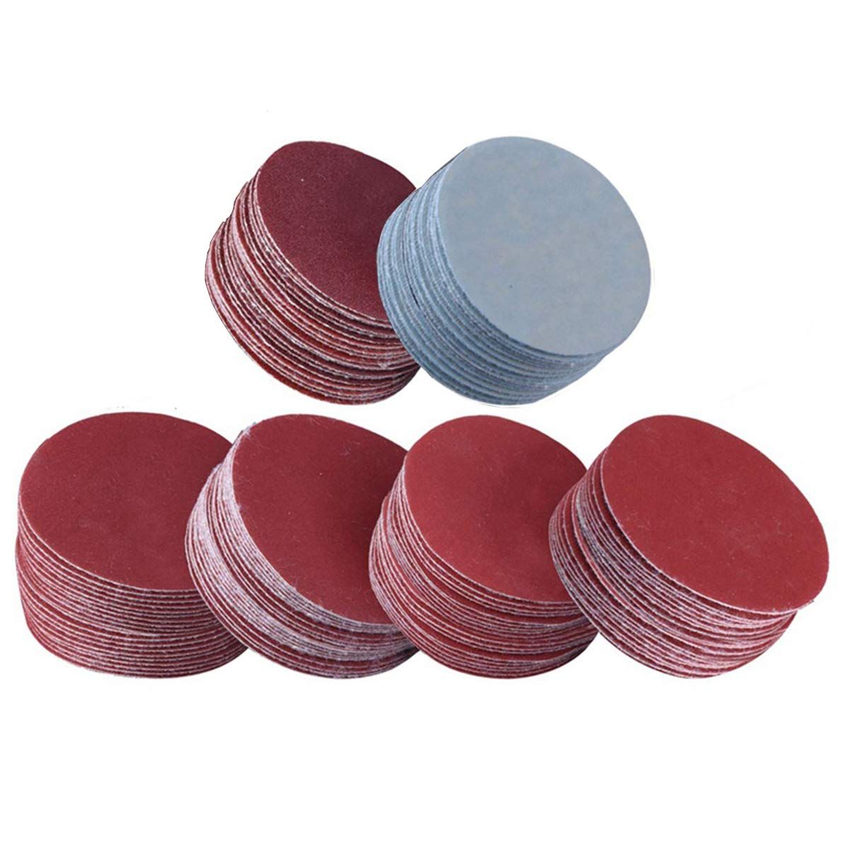 100pcs 1 inch Sanding Disc Hook and Loop — image 1
