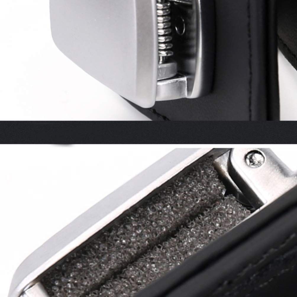 Car Glasses Holder Universal Car Visor Sunglasses Holder Clip Leather view 5