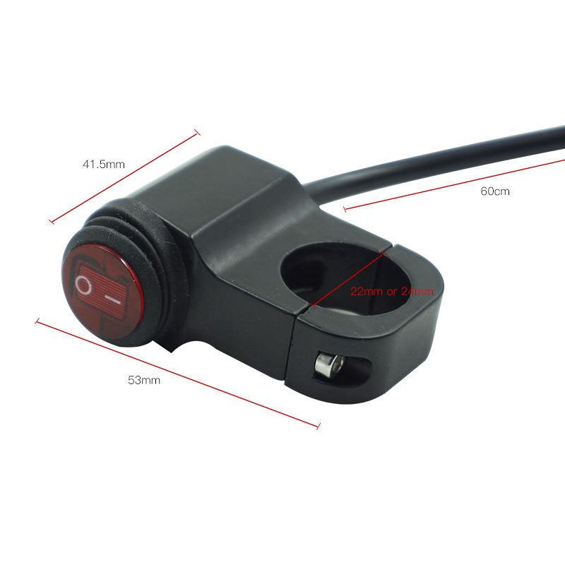 Motorcycle handlebars, waterproof aluminum alloy switches, modified view 3