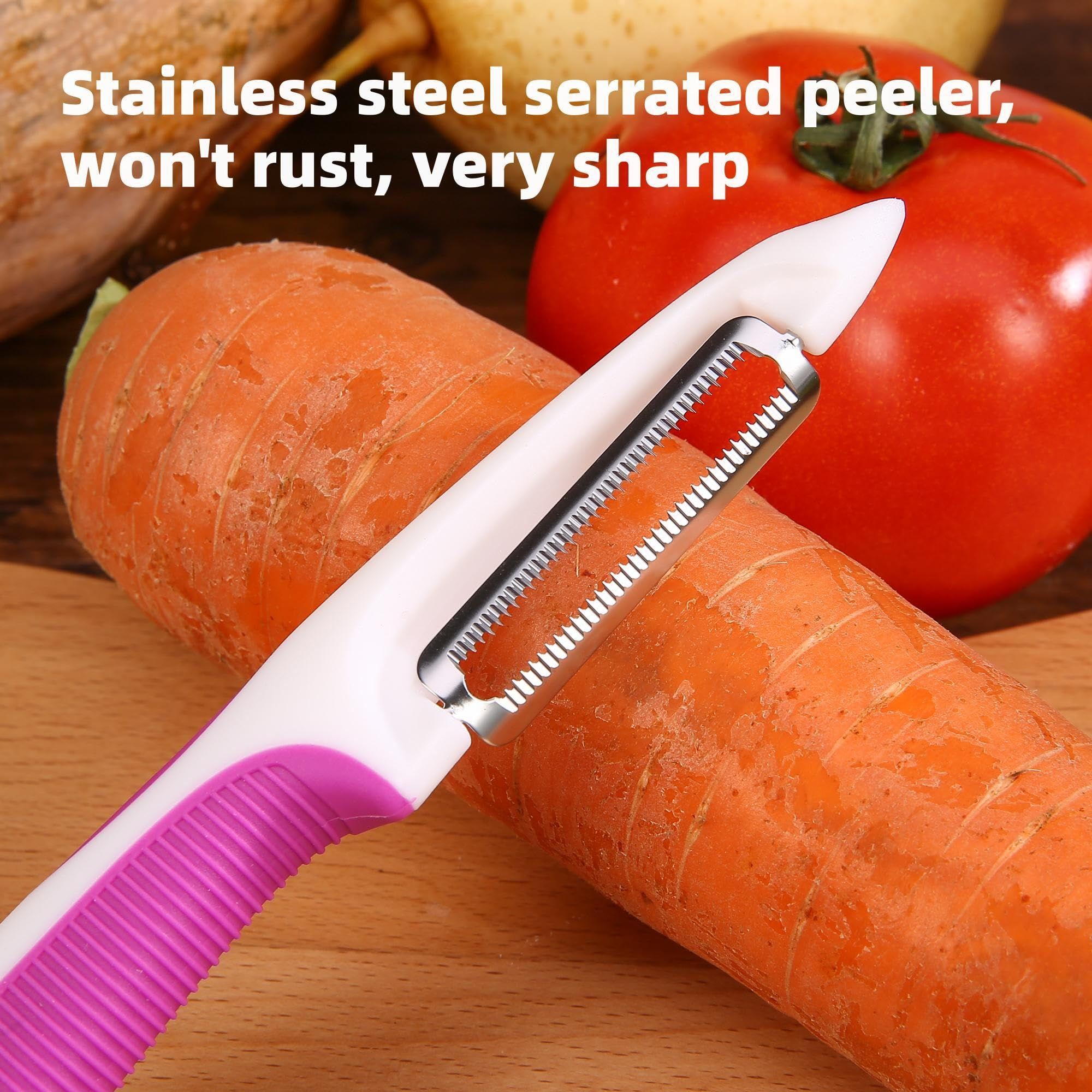 Potato Peelers Vegetable Peelers Stainless Steel Kitchen Gadgets for Fruits view 5