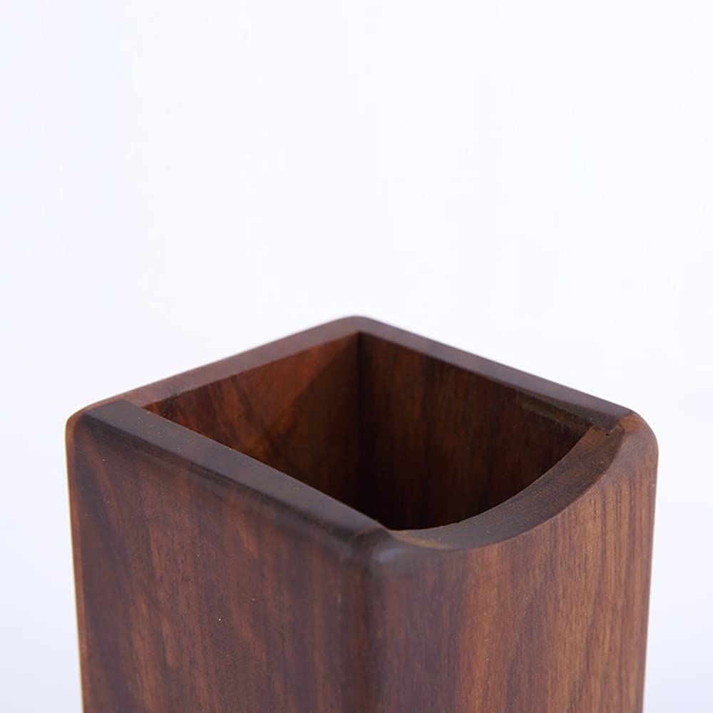 Pen Organizer Wooden Pencil Holder for Desk Office Organizer Natural Wood Pen view 3